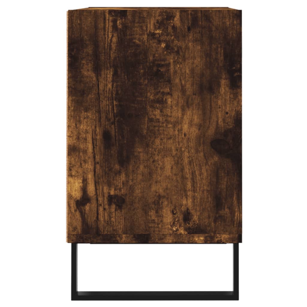 Füstös tölgy színű szerelt fa tv-szekrény 69,5x30x50 cm