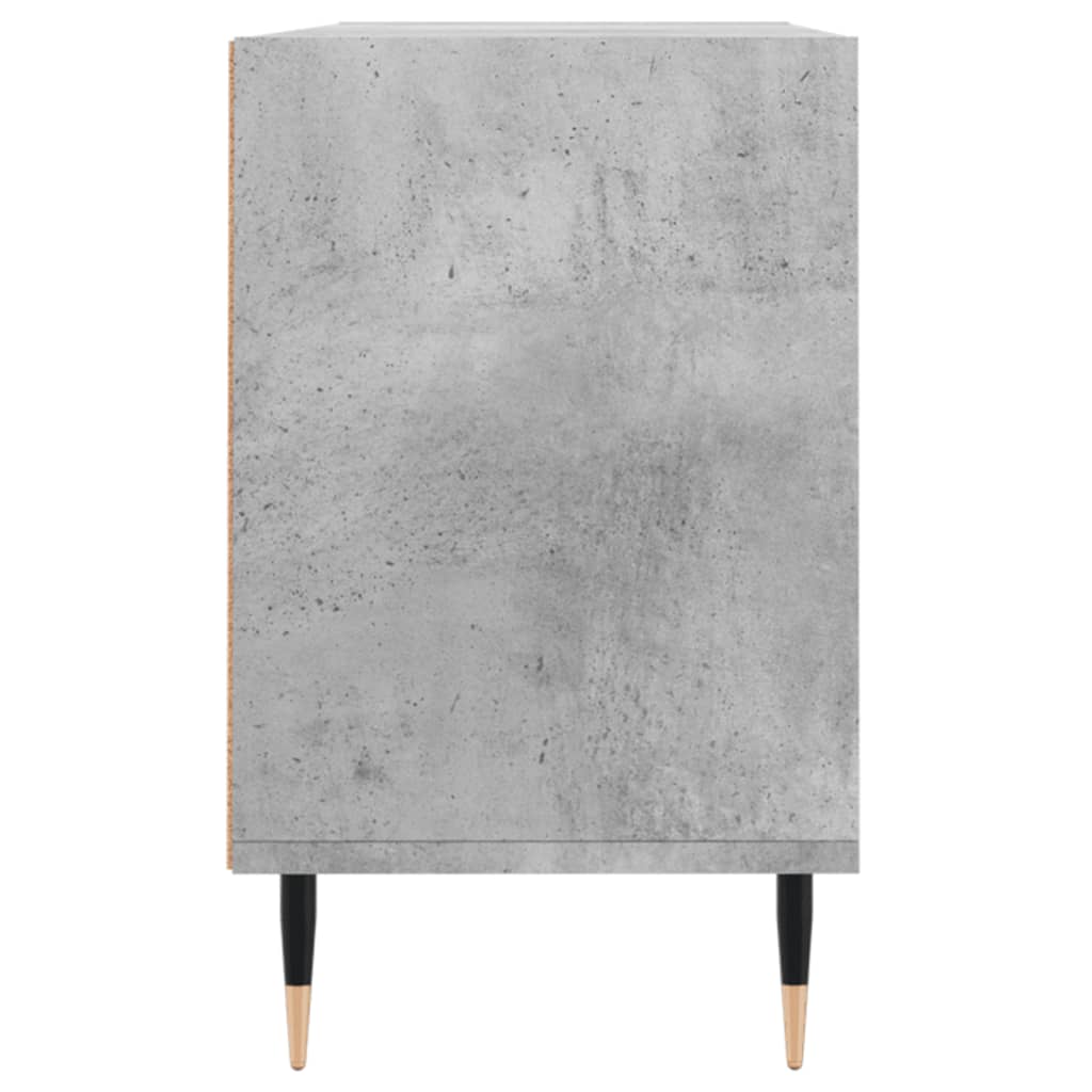Betonszürke szerelt fa tv-szekrény 103,5x30x50 cm