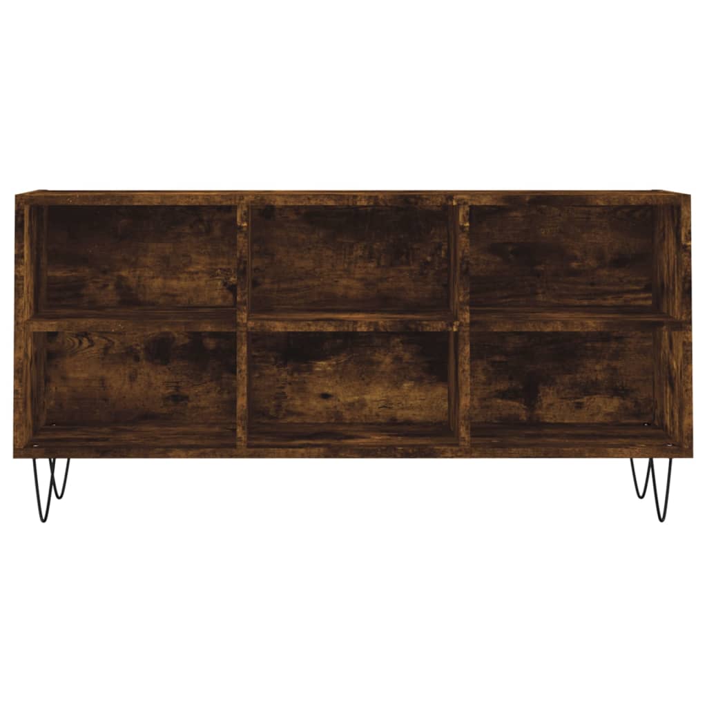 Füstös tölgyszínű szerelt fa tv-szekrény 103,5x30x50 cm Füstös tölgyszínű szerelt fa tv-szekrény 103,5x30x50 cm
