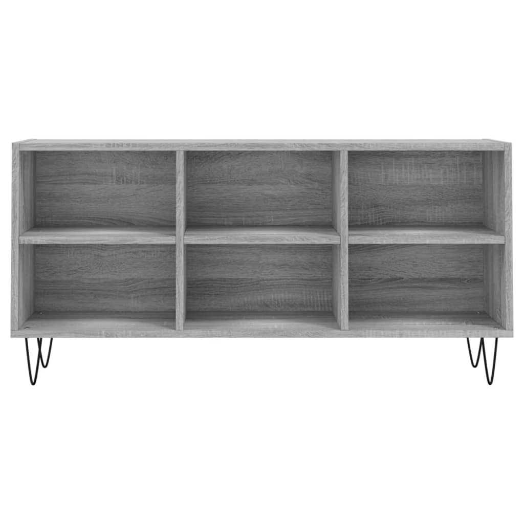 Szürke sonoma színű szerelt fa tv-szekrény 103,5x30x50 cm Szürke sonoma színű szerelt fa tv-szekrény 103,5x30x50 cm