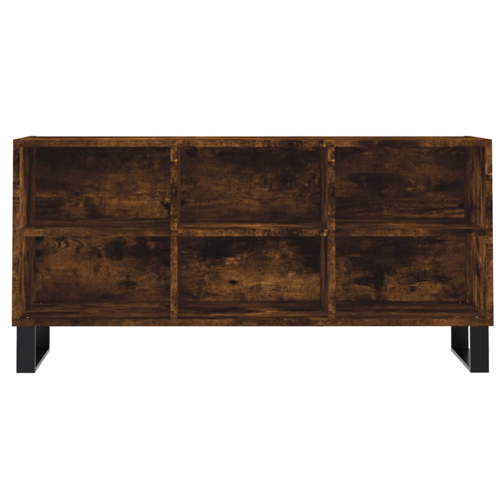 Füstös tölgyszínű szerelt fa tv-szekrény 103,5x30x50 cm Füstös tölgyszínű szerelt fa tv-szekrény 103,5x30x50 cm