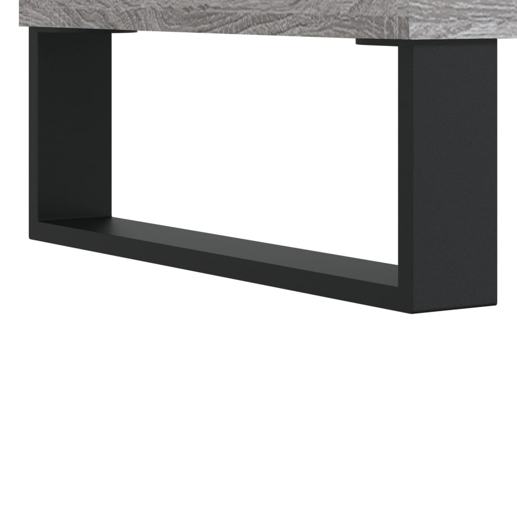 Szürke sonoma színű szerelt fa tv-szekrény 103,5x30x50 cm