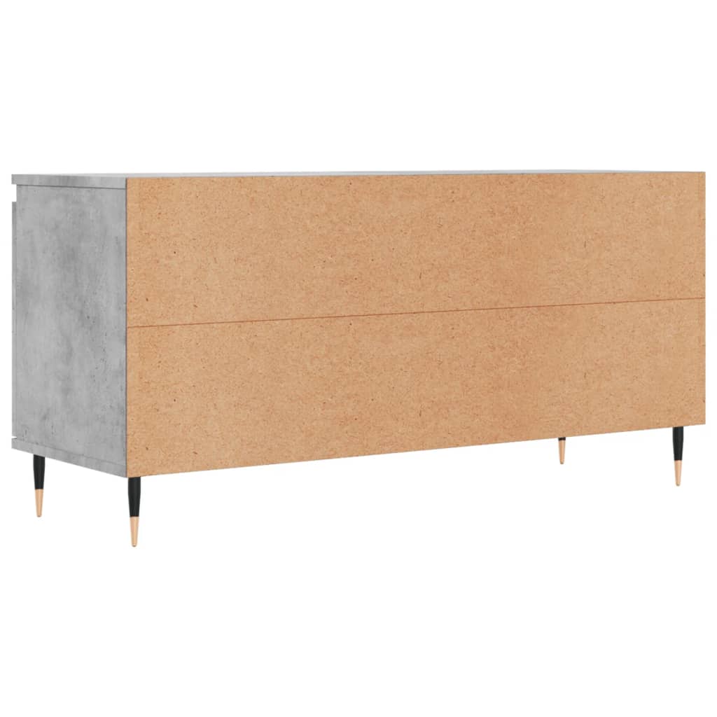 Betonszürke szerelt fa tv-szekrény 104x35x50 cm Betonszürke szerelt fa tv-szekrény 104x35x50 cm