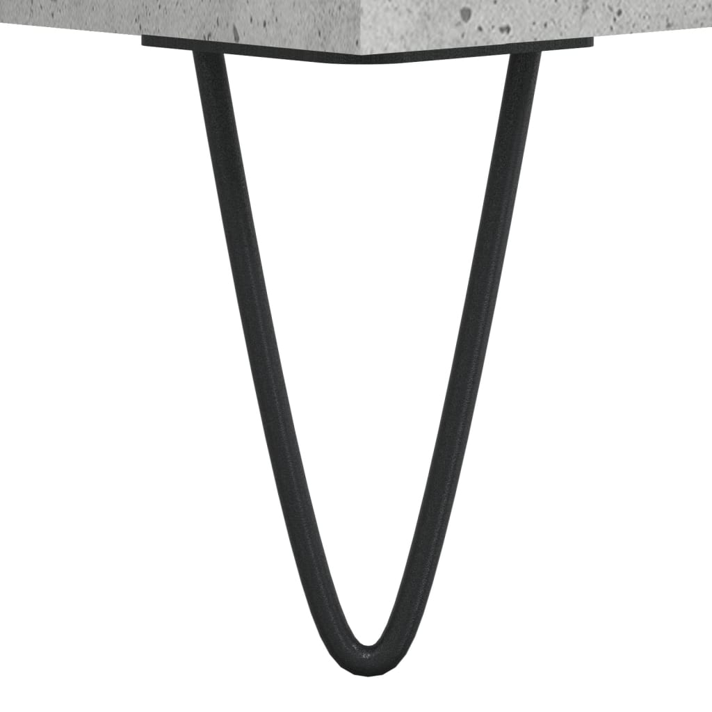 Betonszürke szerelt fa tv-szekrény 104x35x50 cm