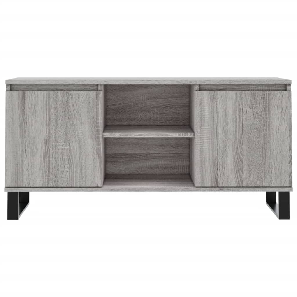 Szürke sonoma színű szerelt fa tv-szekrény 104x35x50 cm Szürke sonoma színű szerelt fa tv-szekrény 104x35x50 cm