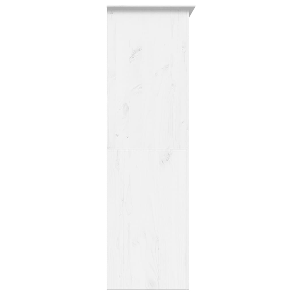 Bodo fehér tömör fenyőfa ruhásszekrény 151,5x52x176,5 cm Bodo fehér tömör fenyőfa ruhásszekrény 151,5x52x176,5 cm