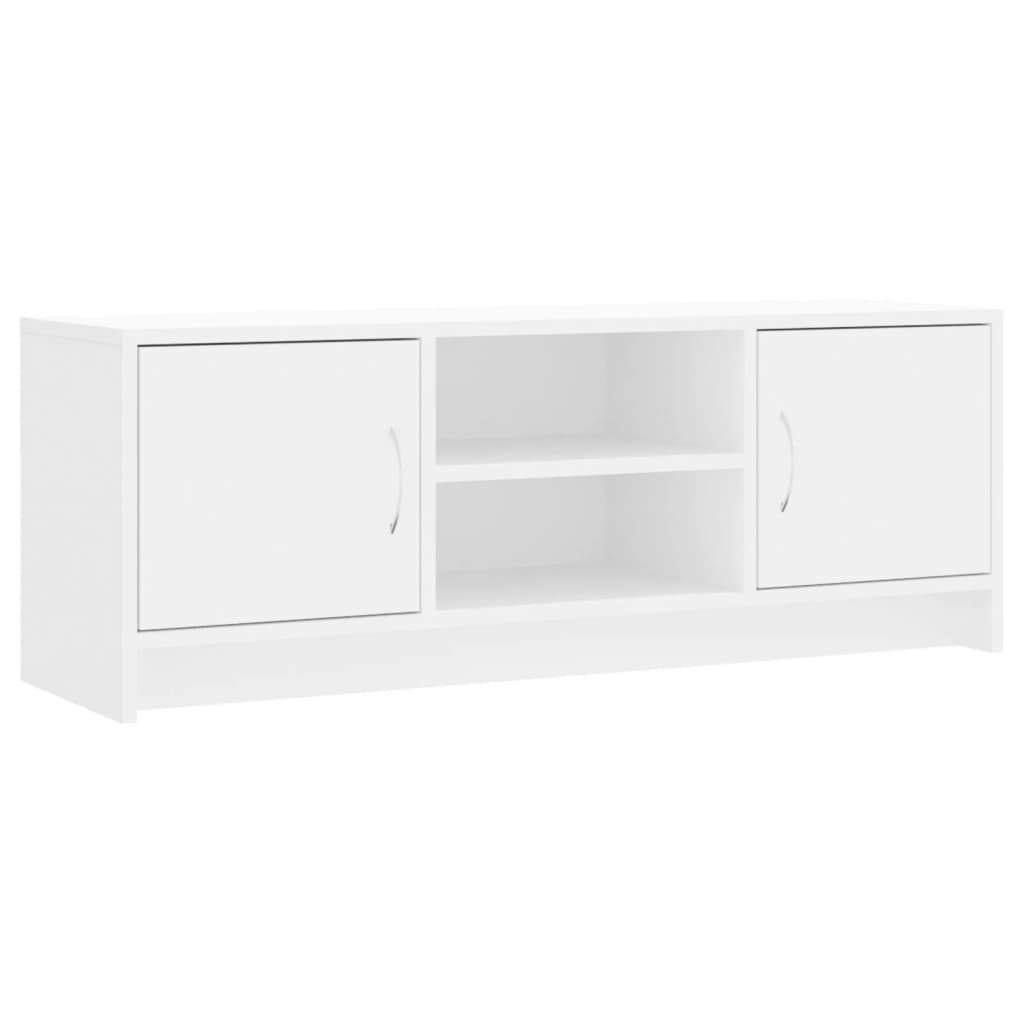 Fehér szerelt fa tv-szekrény 102x30x37,5 cm Fehér szerelt fa tv-szekrény 102x30x37,5 cm