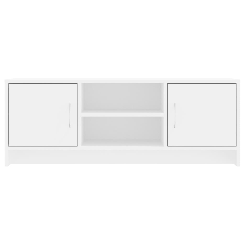 Fehér szerelt fa tv-szekrény 102x30x37,5 cm Fehér szerelt fa tv-szekrény 102x30x37,5 cm