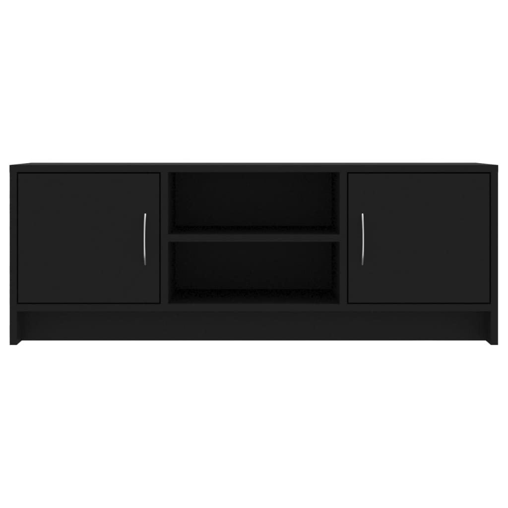 Fekete szerelt fa tv-szekrény 102x30x37,5 cm Fekete szerelt fa tv-szekrény 102x30x37,5 cm