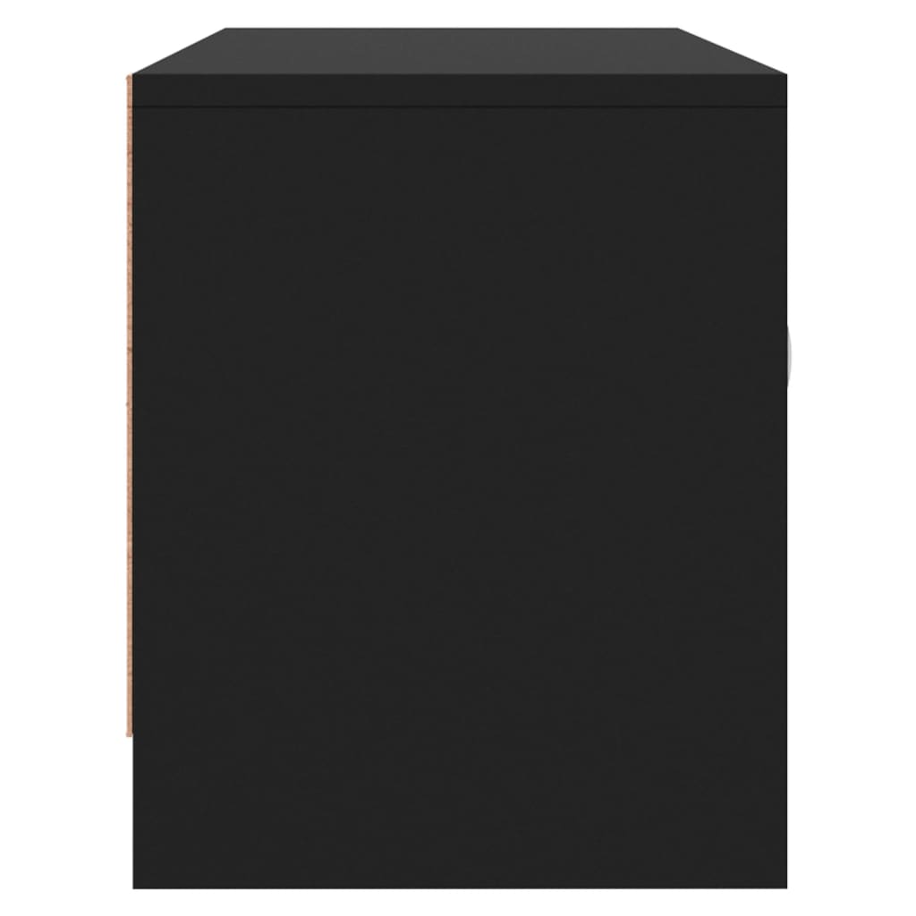 Fekete szerelt fa tv-szekrény 102x30x37,5 cm Fekete szerelt fa tv-szekrény 102x30x37,5 cm