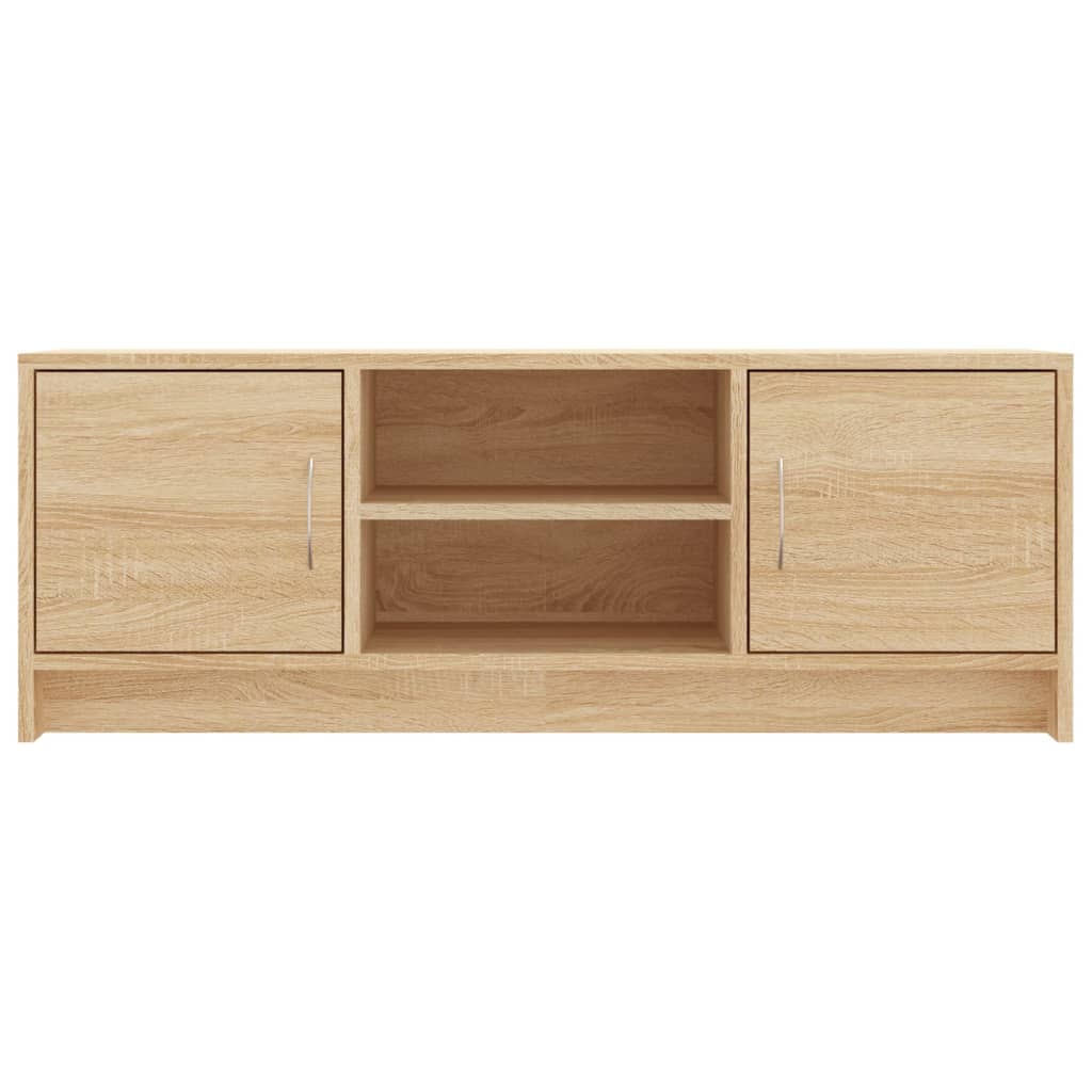 Sonoma-tölgyszínű szerelt fa fali tv-szekrény 102x30x37,5 cm