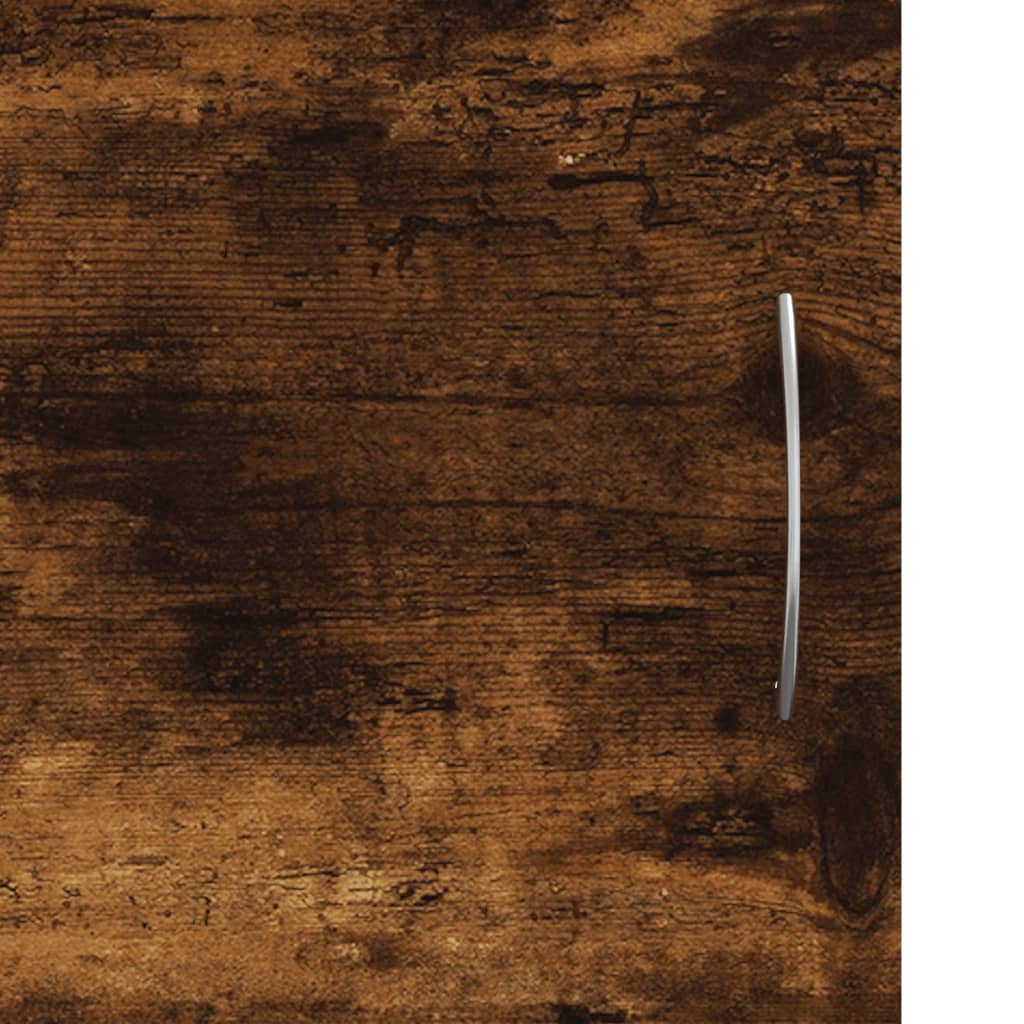 Füstös tölgyszínű szerelt fa tv-szekrény 102x30x37,5 cm