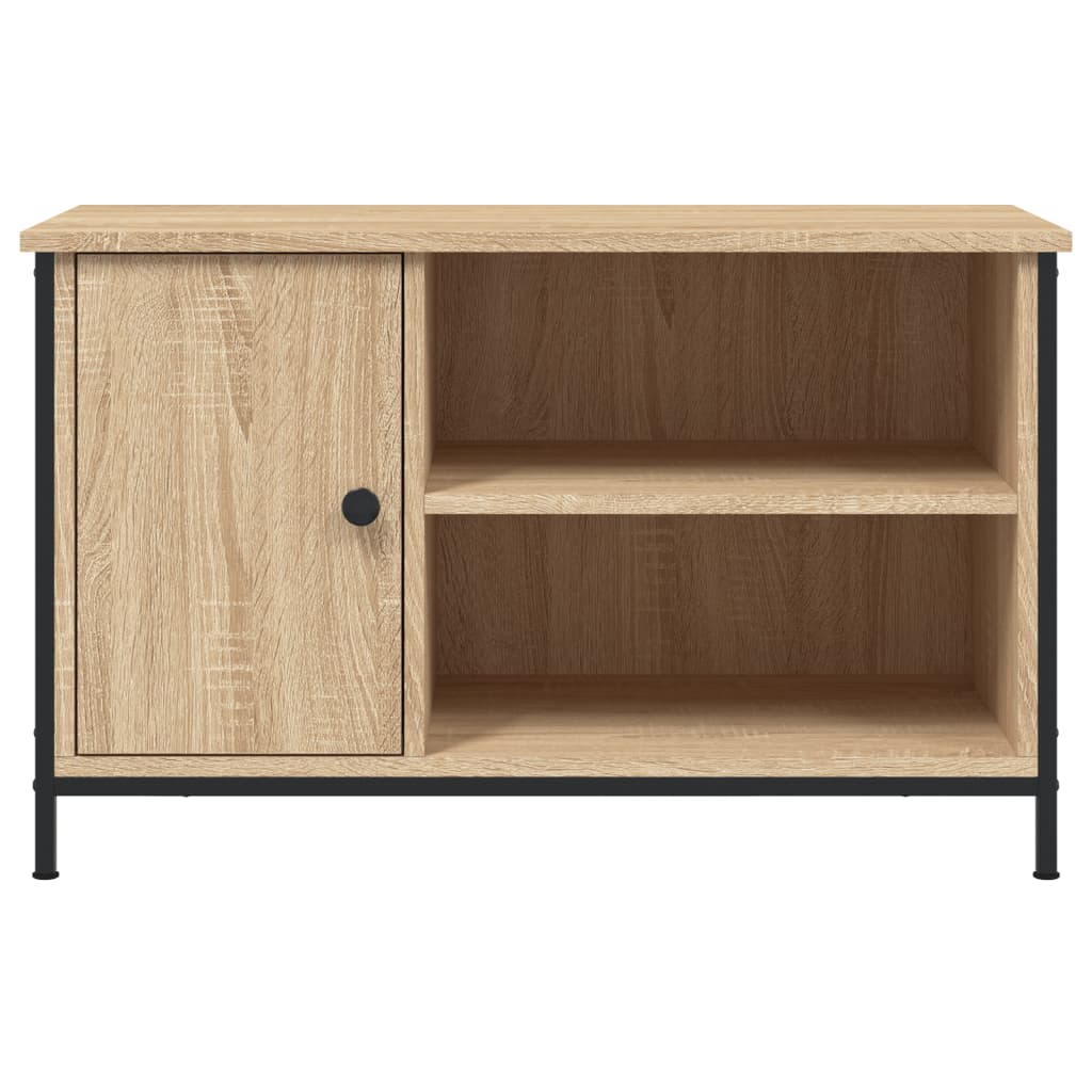 Sonoma-tölgyszínű szerelt fa tv-szekrény 80x40x50 cm Sonoma-tölgyszínű szerelt fa tv-szekrény 80x40x50 cm