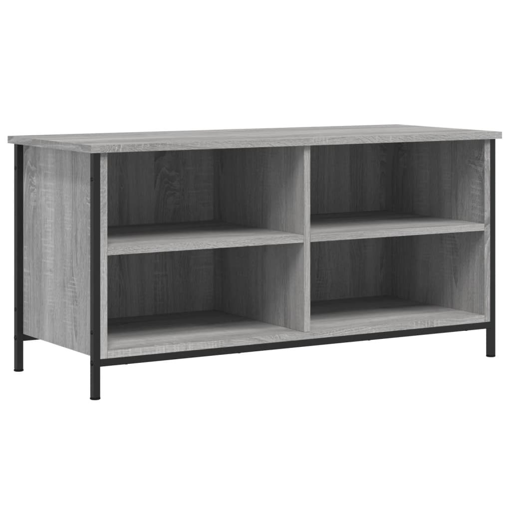 Szürke sonoma színű szerelt fa tv-szekrény 100x40x50 cm Szürke sonoma színű szerelt fa tv-szekrény 100x40x50 cm