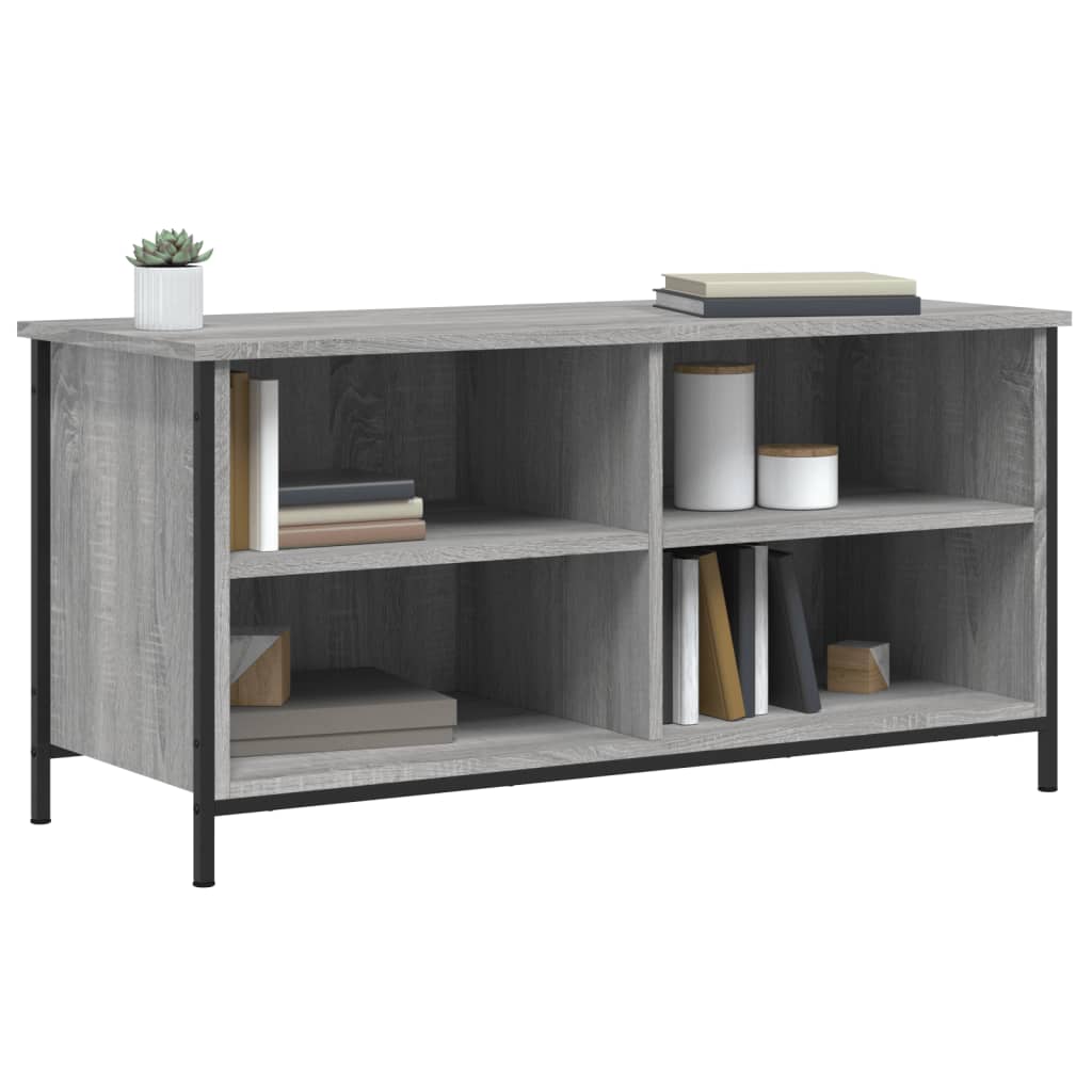 Szürke sonoma színű szerelt fa tv-szekrény 100x40x50 cm Szürke sonoma színű szerelt fa tv-szekrény 100x40x50 cm