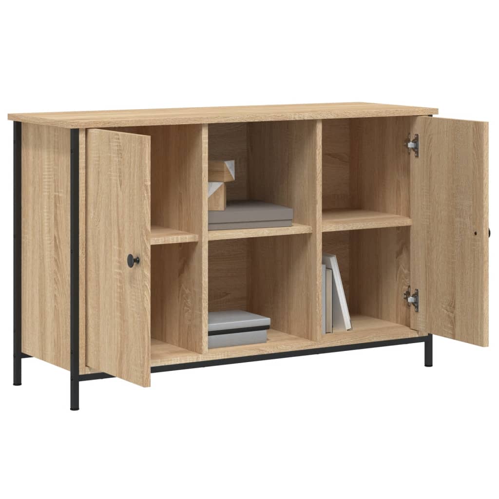 Sonoma-tölgyszínű szerelt fa tv-szekrény 100 x 35 x 65 cm Sonoma-tölgyszínű szerelt fa tv-szekrény 100 x 35 x 65 cm