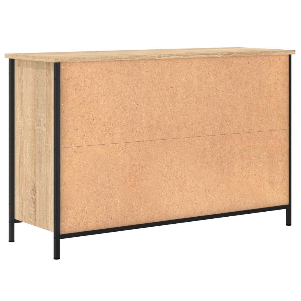 Sonoma-tölgyszínű szerelt fa tv-szekrény 100 x 35 x 65 cm Sonoma-tölgyszínű szerelt fa tv-szekrény 100 x 35 x 65 cm