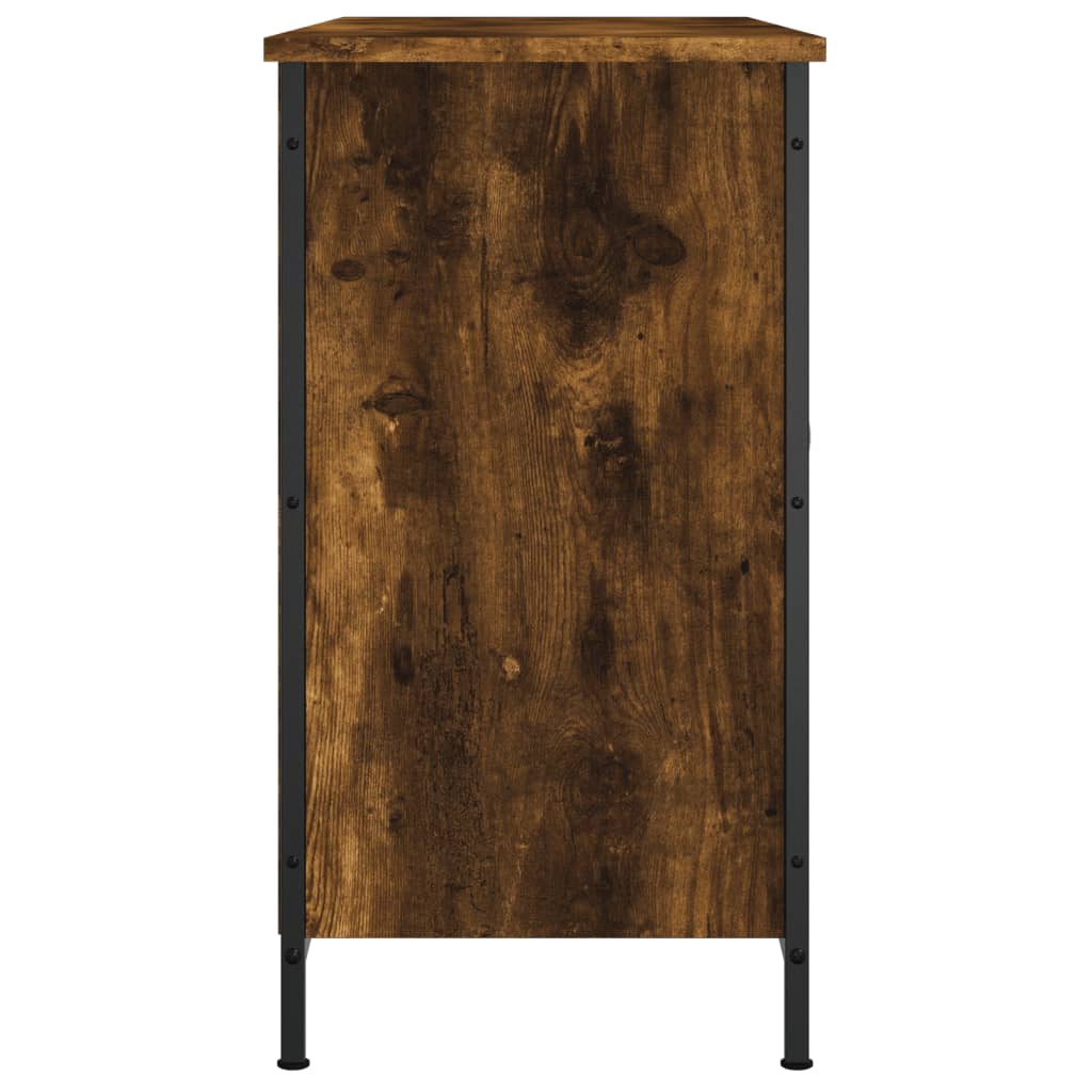 Füstös tölgyszínű szerelt fa tv-szekrény 100x35x65 cm Füstös tölgyszínű szerelt fa tv-szekrény 100x35x65 cm