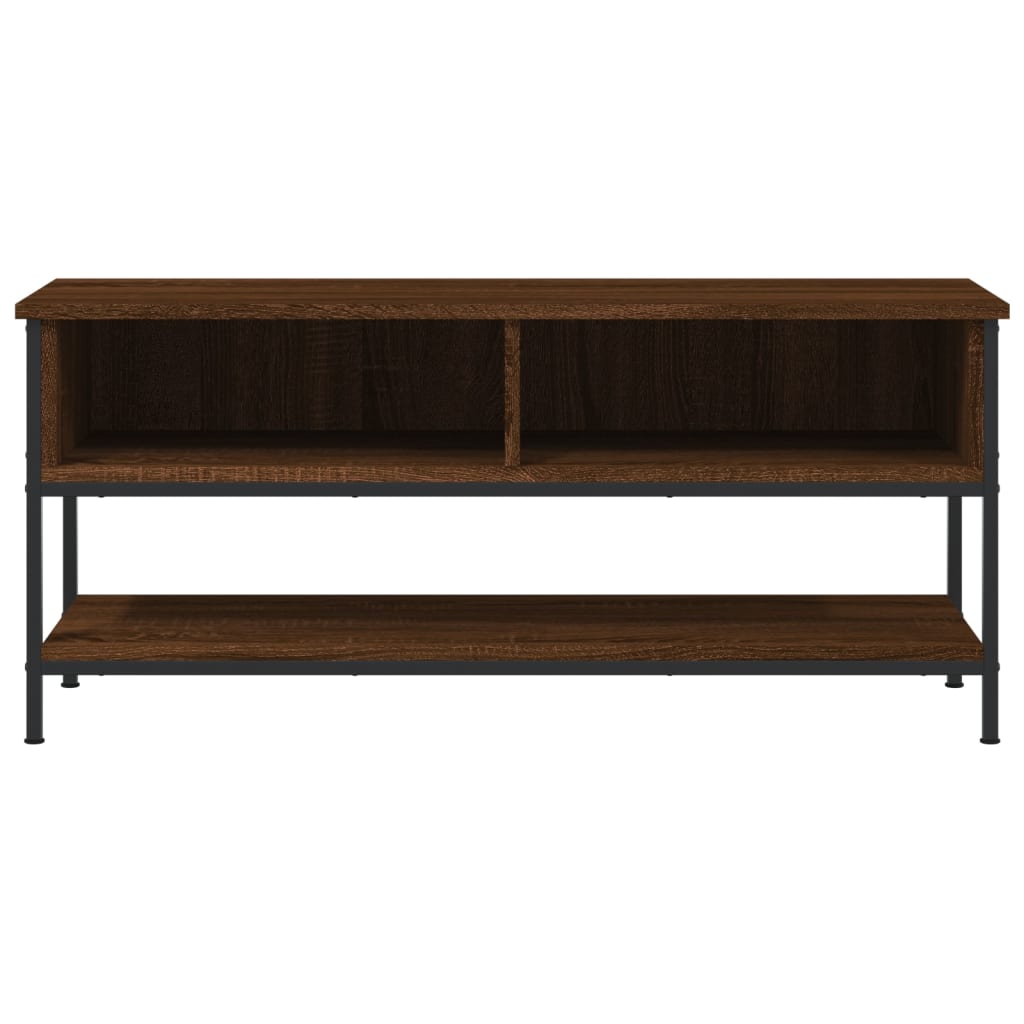 Barna tölgy színű szerelt fa tv-szekrény 100 x 35 x 45 cm Barna tölgy színű szerelt fa tv-szekrény 100 x 35 x 45 cm