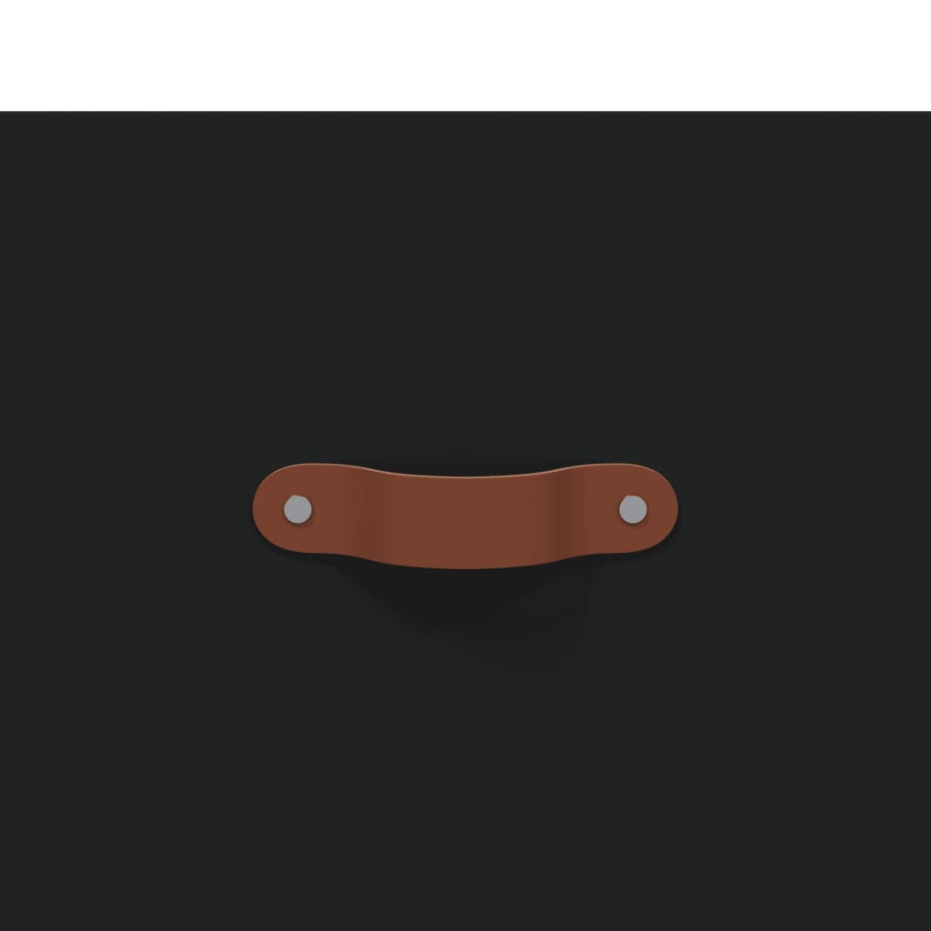 Fekete műfa tv-szekrény 102 x 36 x 50 cm