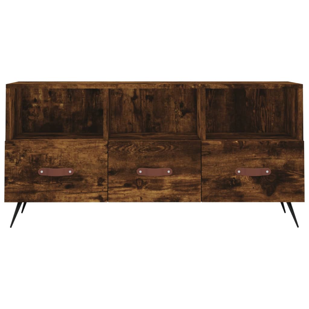 Füstös tölgyszínű műfa tv-szekrény 102 x 36 x 50 cm