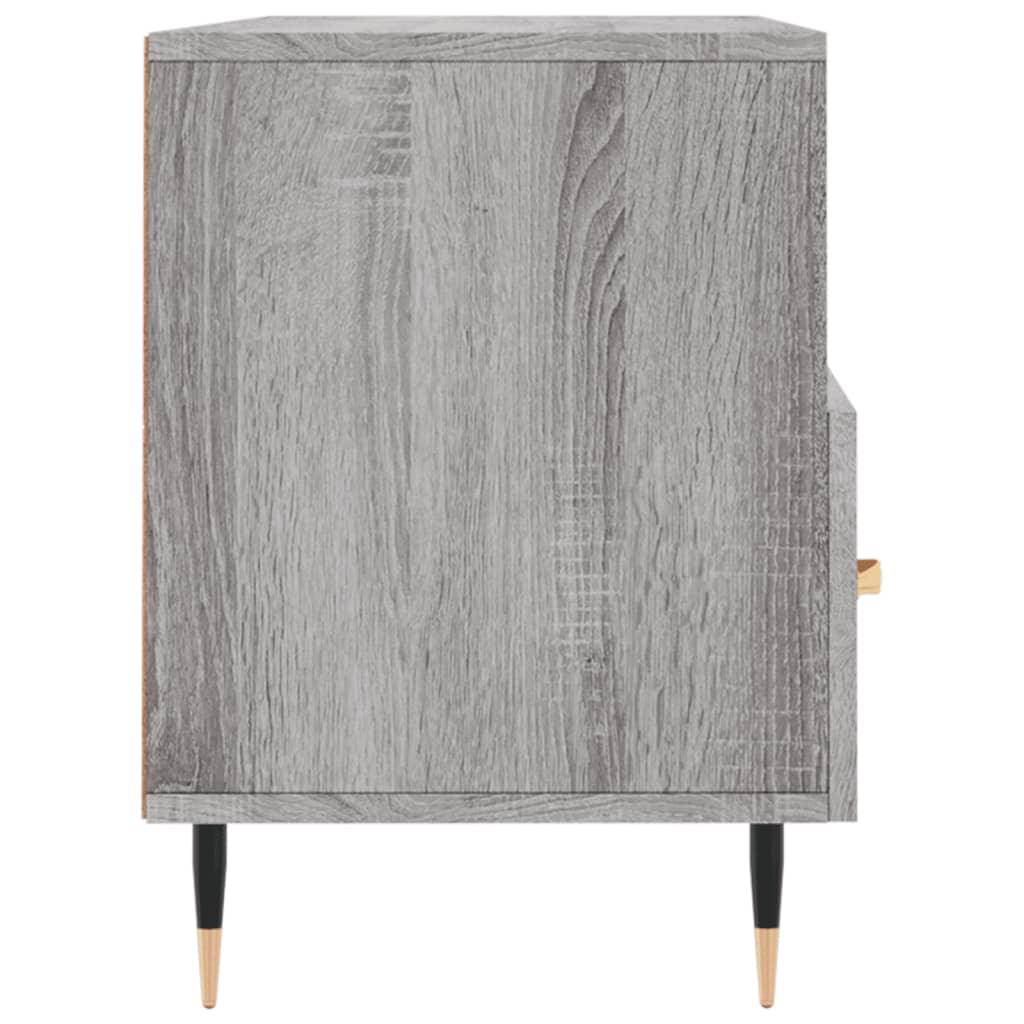 Szürke sonoma színű műfa tv-szekrény 102 x 36 x 50 cm