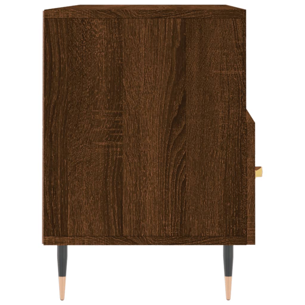 Barna tölgyszínű műfa tv-szekrény 102 x 36 x 50 cm Barna tölgyszínű műfa tv-szekrény 102 x 36 x 50 cm