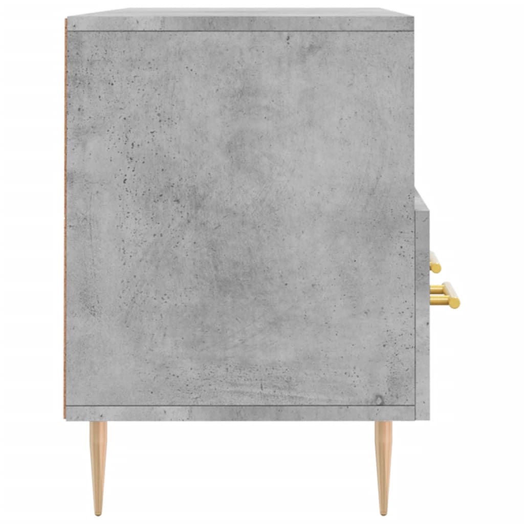 Betonszürke műfa tv-szekrény 102 x 36 x 50 cm