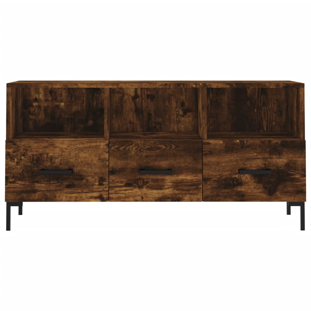 Füstös tölgyszínű műfa tv-szekrény 102 x 36 x 50 cm