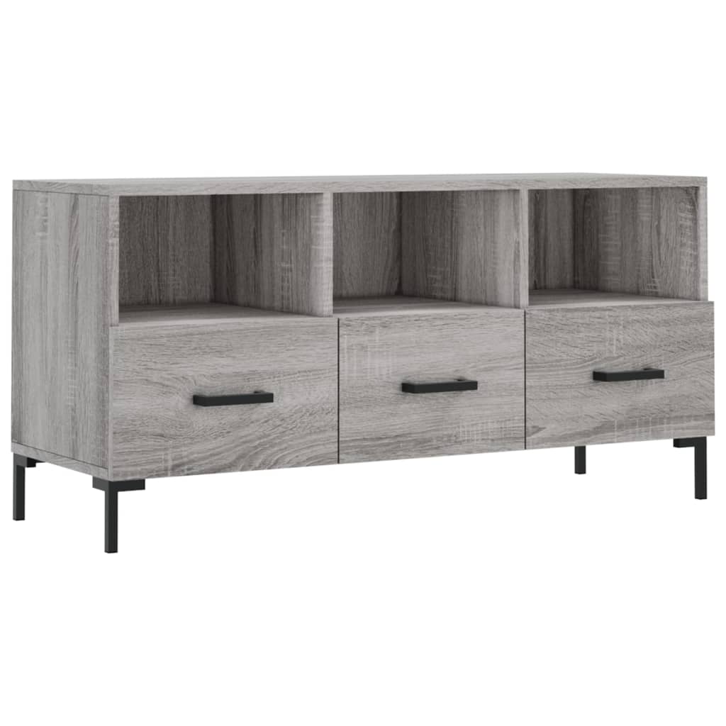 Szürke sonoma színű műfa tv-szekrény 102 x 36 x 50 cm Szürke sonoma színű műfa tv-szekrény 102 x 36 x 50 cm