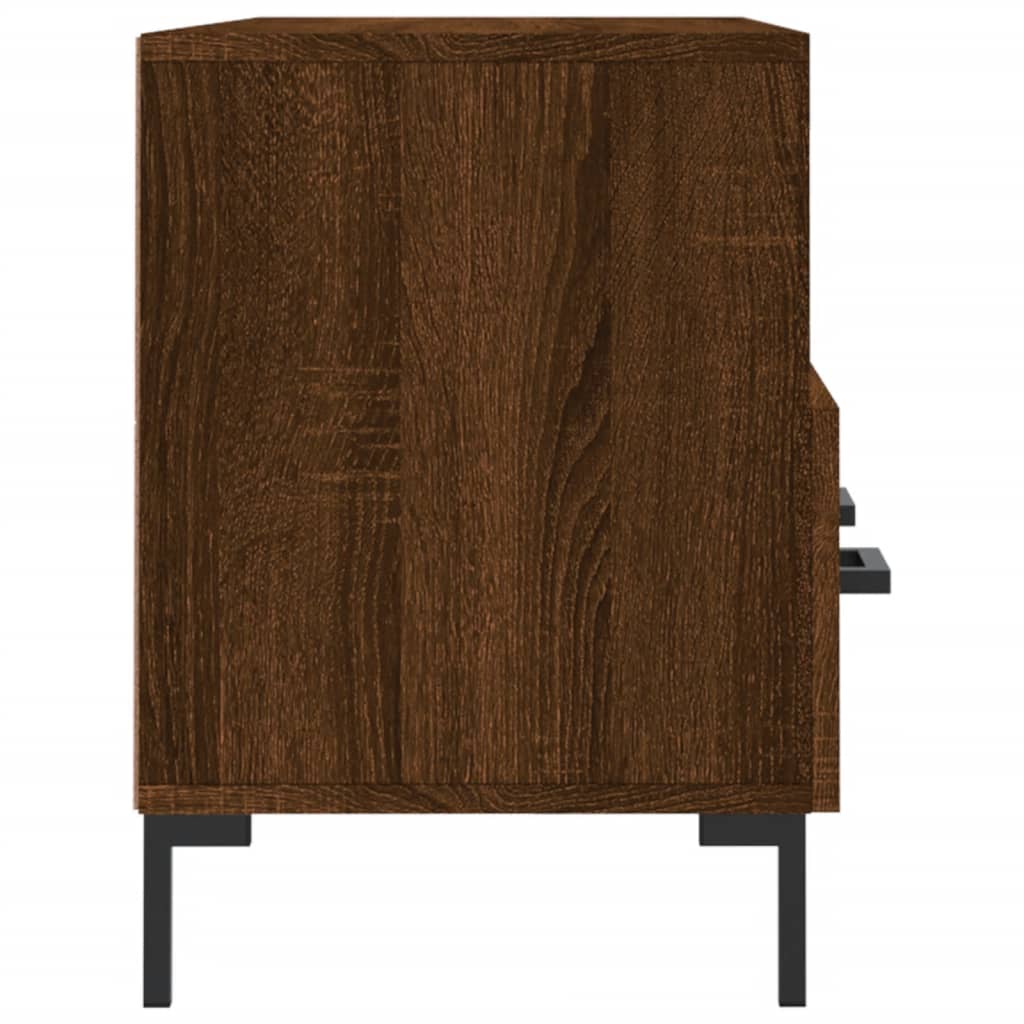 Barna tölgy színű műfa tv-szekrény 102 x 36 x 50 cm Barna tölgy színű műfa tv-szekrény 102 x 36 x 50 cm