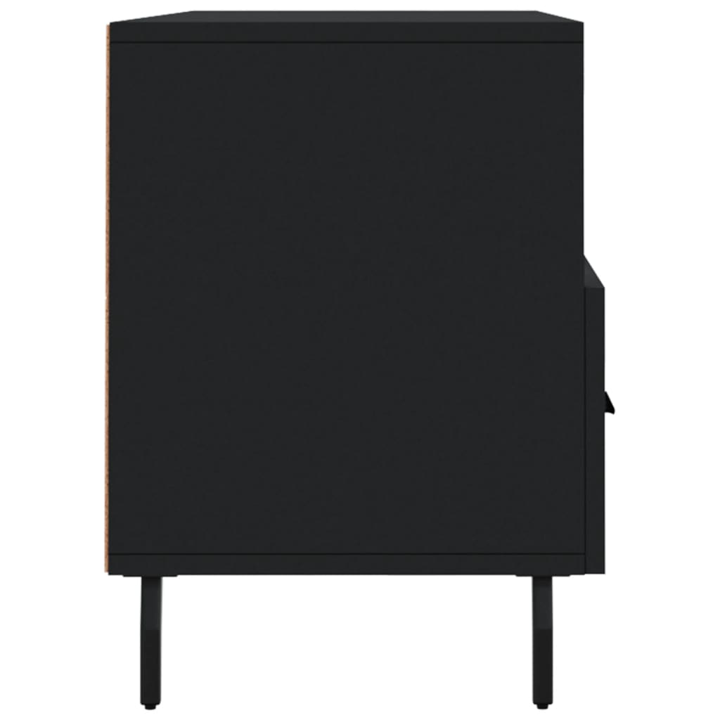 Fekete műfa tv-szekrény 102 x 36 x 50 cm