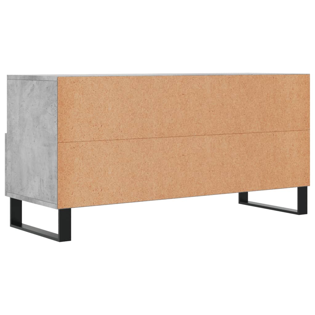Betonszürke műfa tv-szekrény 102 x 36 x 50 cm Betonszürke műfa tv-szekrény 102 x 36 x 50 cm