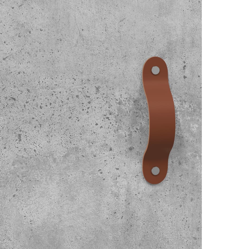 Betonszürke szerelt fa íróasztal 140 x 50 x 75 cm