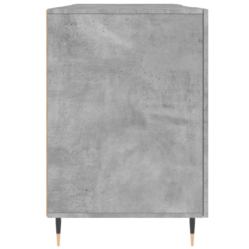 Betonszürke szerelt fa íróasztal 140 x 50 x 75 cm