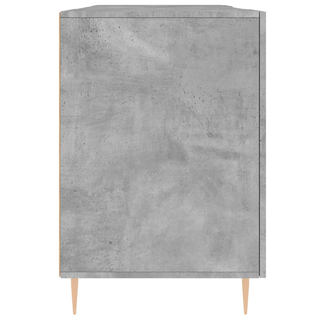 Betonszürke szerelt fa íróasztal 140 x 50 x 75 cm