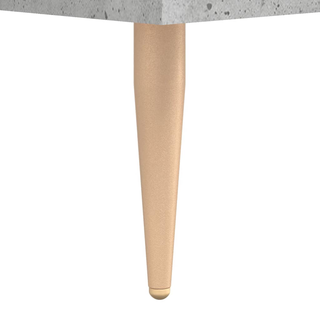 Betonszürke szerelt fa íróasztal 140 x 50 x 75 cm