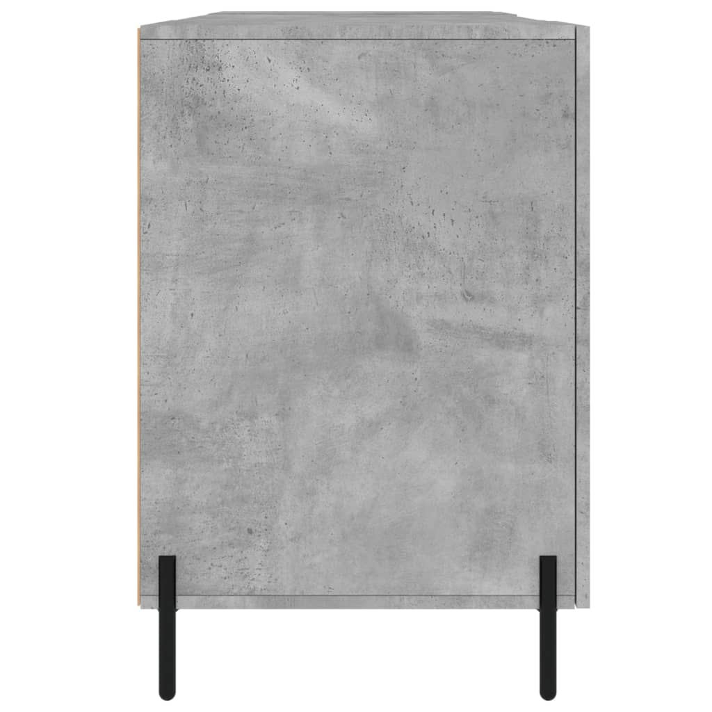 Betonszürke szerelt fa íróasztal 140 x 50 x 75 cm
