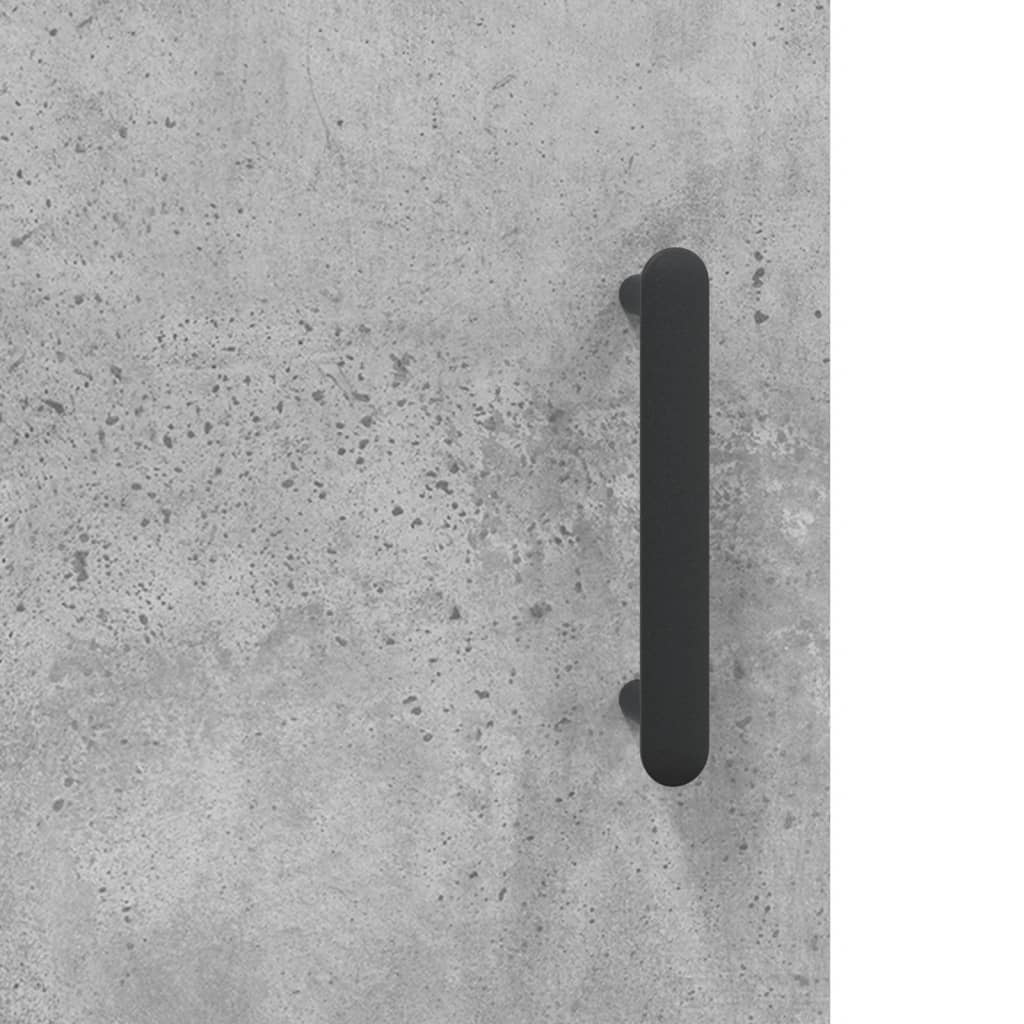 Betonszürke szerelt fa íróasztal 140 x 50 x 75 cm