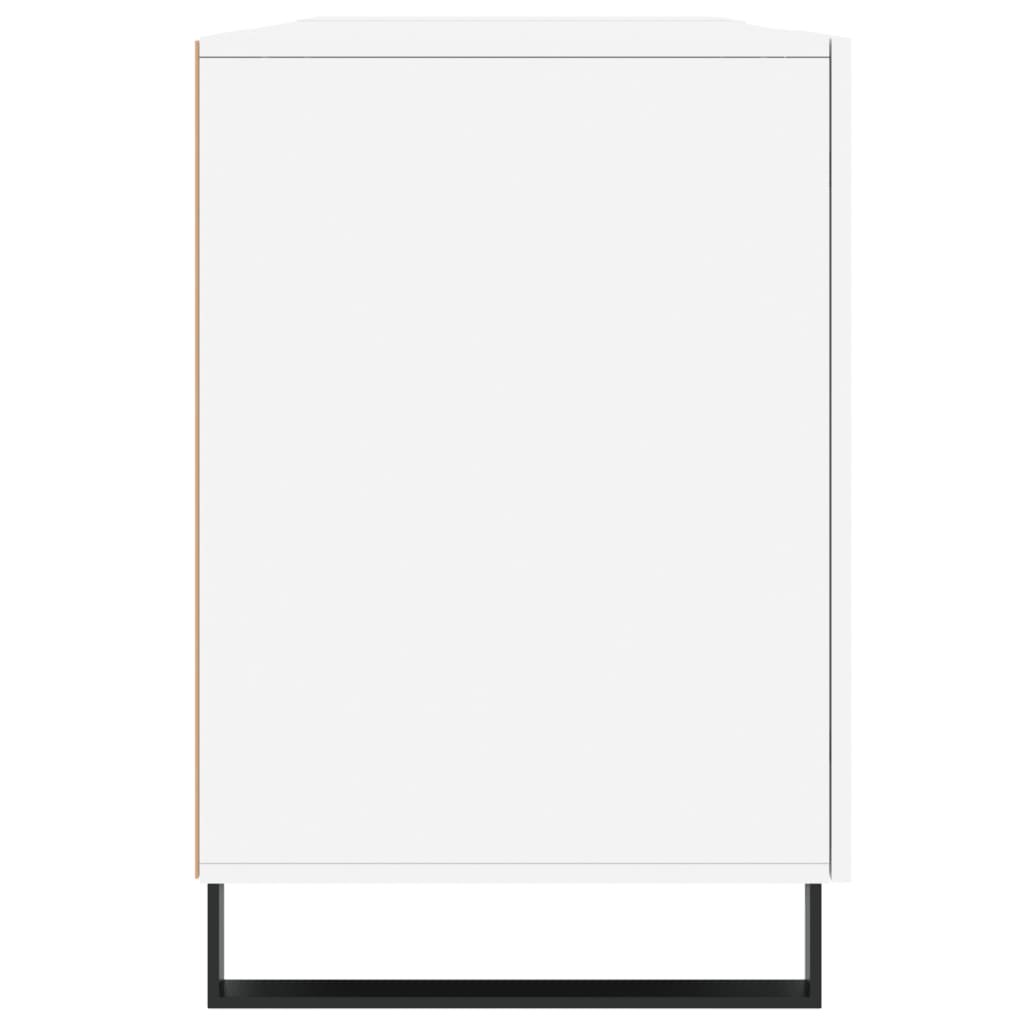 Fehér szerelt fa íróasztal 140 x 50 x 75 cm