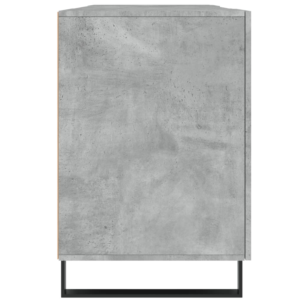 Betonszürke szerelt fa íróasztal 140 x 50 x 75 cm Betonszürke szerelt fa íróasztal 140 x 50 x 75 cm