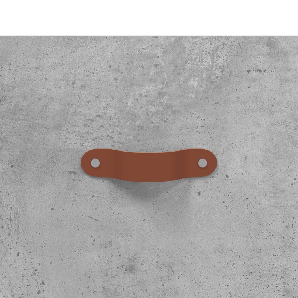 2 db betonszürke falra szerelhető éjjeliszekrény 35x35x20 cm