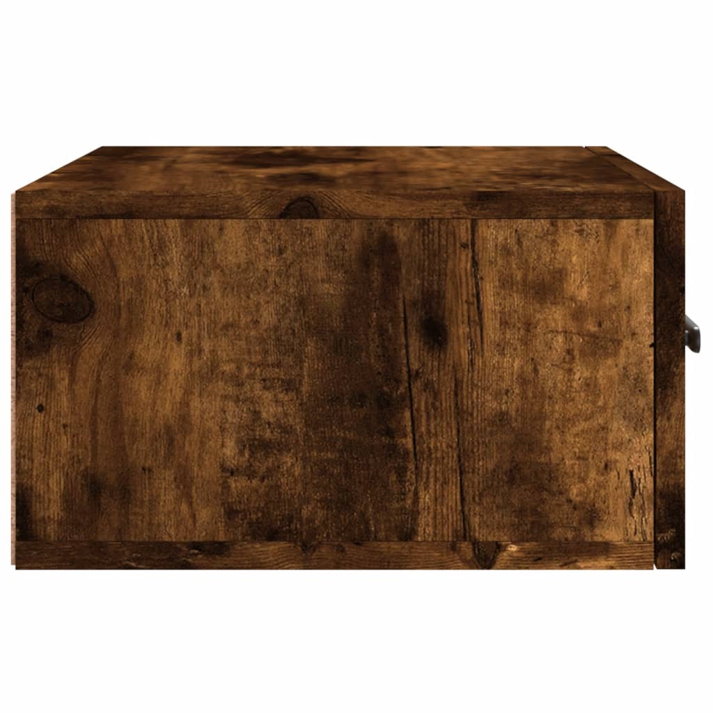 2 db füstös tölgyszínű fali éjjeliszekrény 35 x 35 x 20 cm
