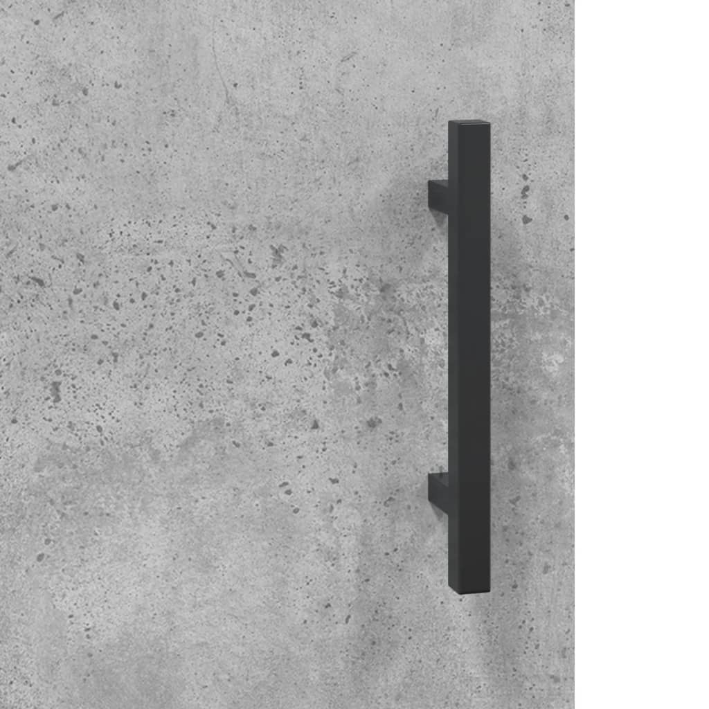 Betonszürke műfa faliszekrény 60 x 31 x 70 cm
