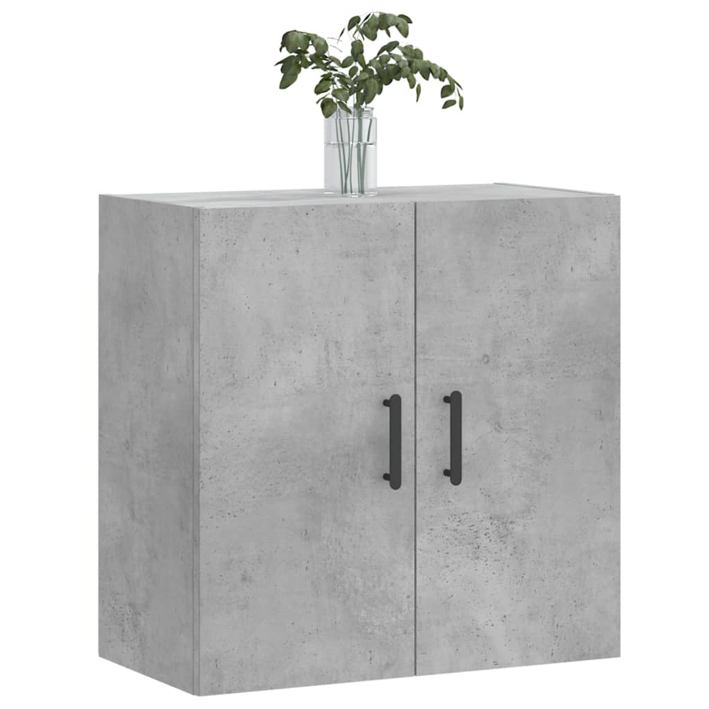 Betonszürke műfa faliszekrény 60 x 31 x 60 cm