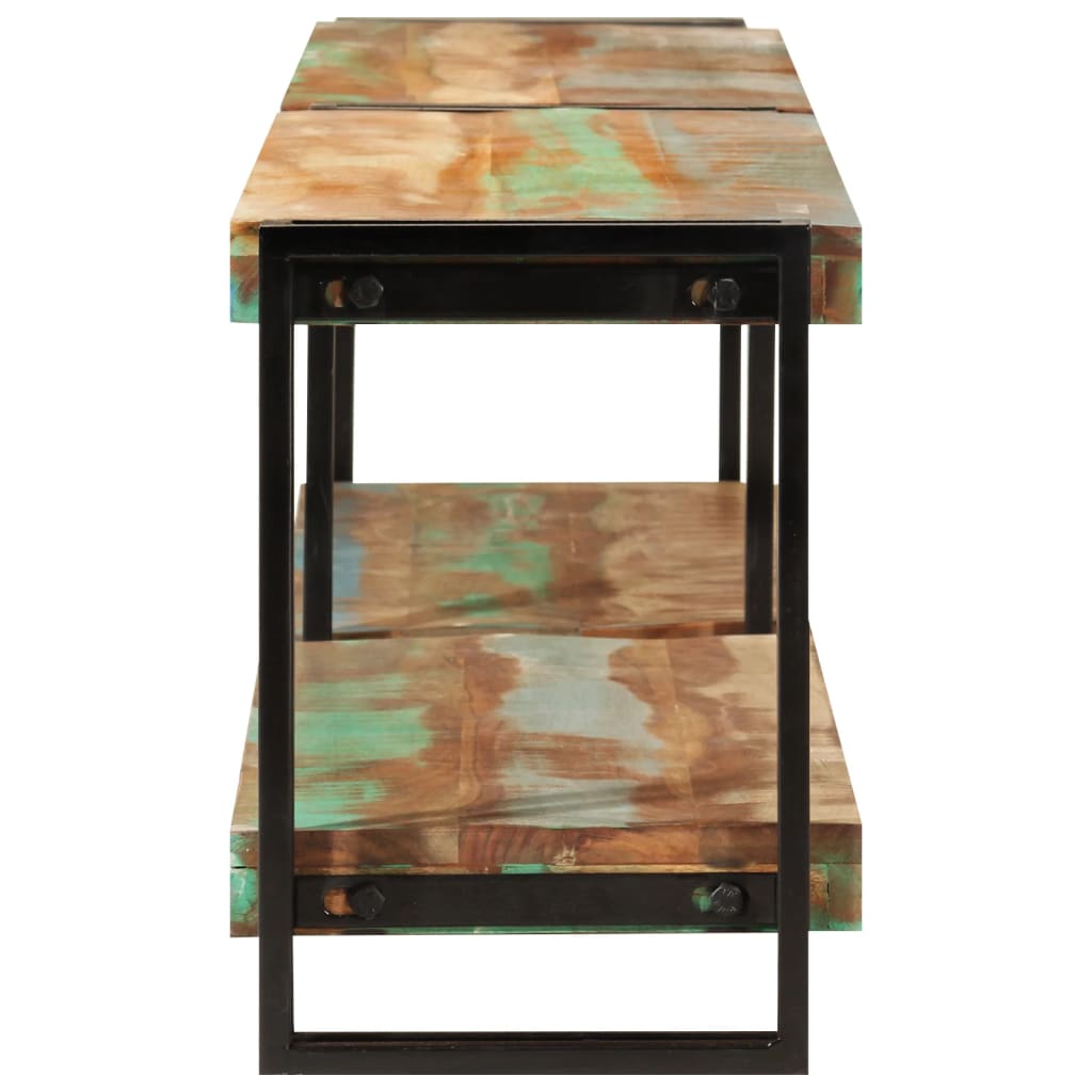 Tömör újrahasznosított fa tv-szekrény 180 x 30 x 40 cm