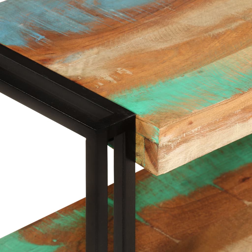 Tömör újrahasznosított fa tv-szekrény 180 x 30 x 40 cm