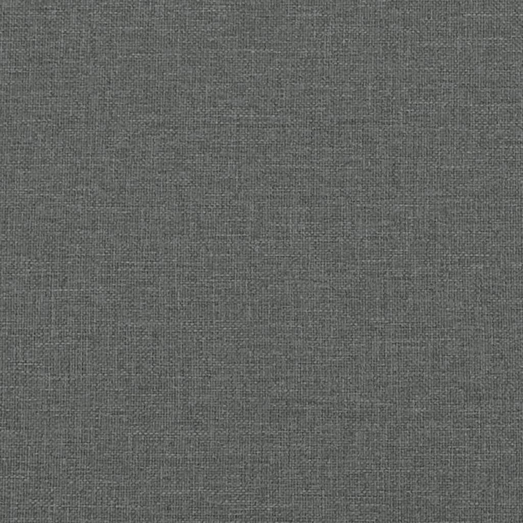 Világosszürke szövet kanapéágy 100x190 cm