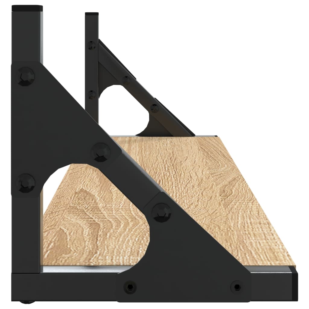 2 db sonoma tölgy fali polc 60 x 15 x 15,5 cm