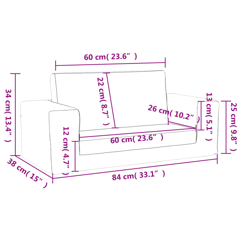 2-személyes rózsaszín puha plüss gyerekkanapéágy